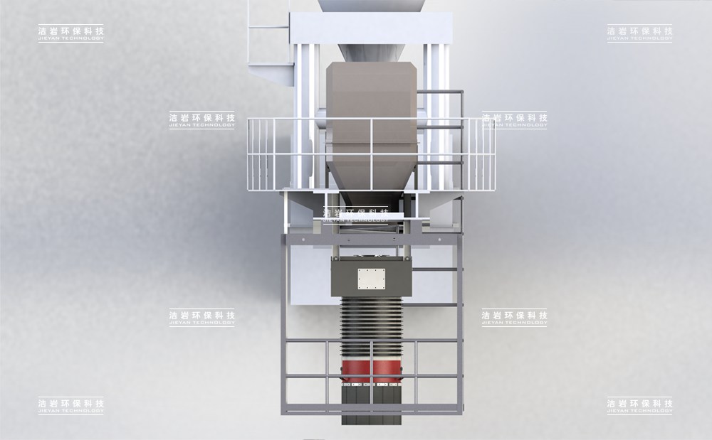 砂石骨料高空抛料伸缩溜筒